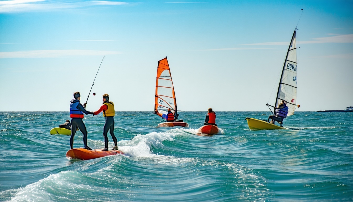 Paddleboards included
